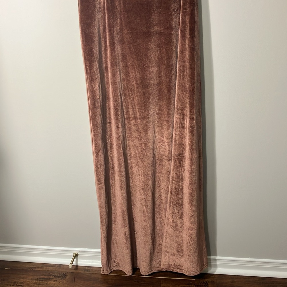 Baltic Born Tatiana Velvet one shoulder maxi dress size XL - Picture 9 of 11